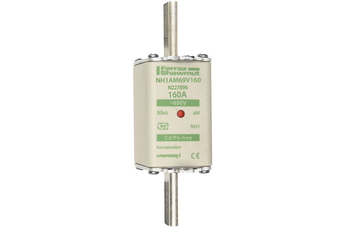 N227896 - NH fuse-link aM, 690VAC, size 1, 160A double indicator/live tags